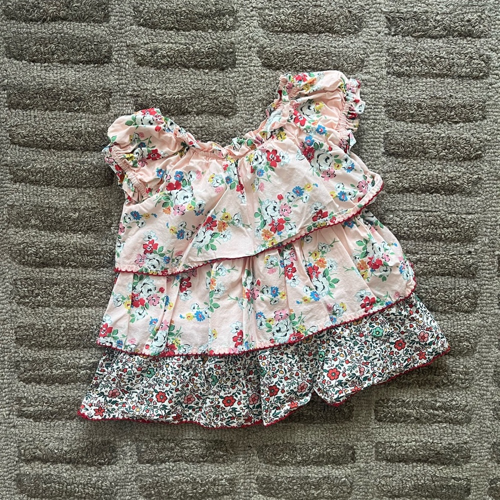 Matilda Jane Floral Ruffle top